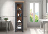 Sunrise Narrow Cabinet – Glass Door | Compact Storage